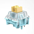 Tiger Mo Sea Salt Lemon PRO Keyboard Shaft Body - 36 mechanical keyboard switches in lemon colour