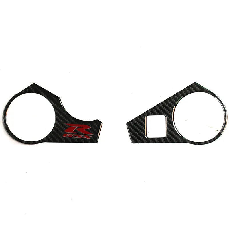Carbon fibre style adhesive sticker for SUZUKI GSXR1000 L1 motorcycle upper connective plate