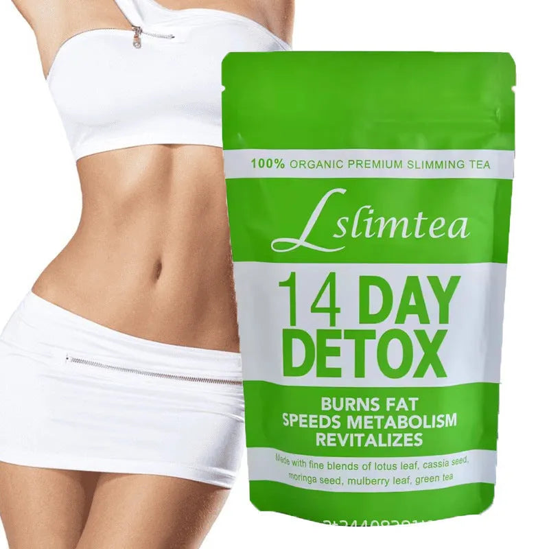 14 Days Herbal Detoxification Diet Tea pack with 14 individual 3g sachets totalling 42g