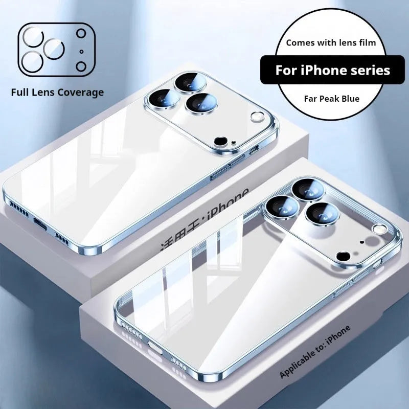 Ultra-thin drop-resistant silicone phone case for Apple iPhone 16 Pro Max in titanium black colour