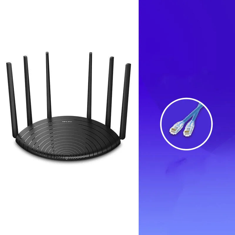 AC1900 gigabit wireless router with compact design measuring 254mm x 160mm x 38mm