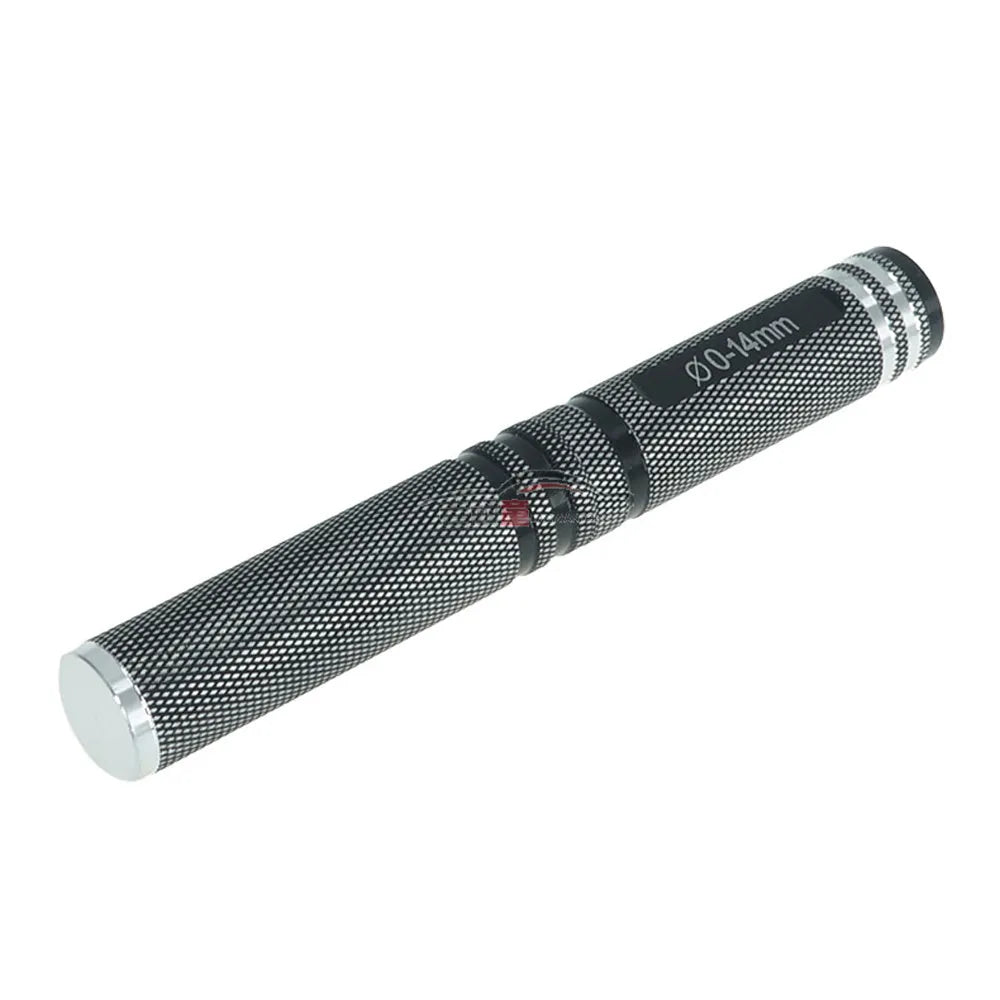 Steel reamer and PVC car shell opener with long handle for 0-14mm model holes