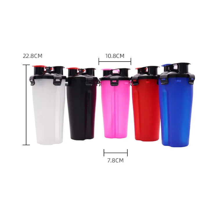 Portable pet water and food container in multiple colours with 350ml capacity