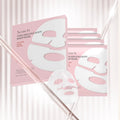 Collagen layered patch mask 4-piece box facial treatment for moisturising and rejuvenating skin
