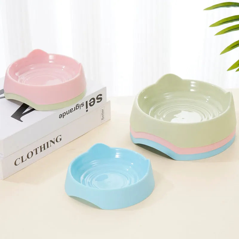 Ceramic dog slow feeder bowl with maze design in blue green or pink for small and large breeds