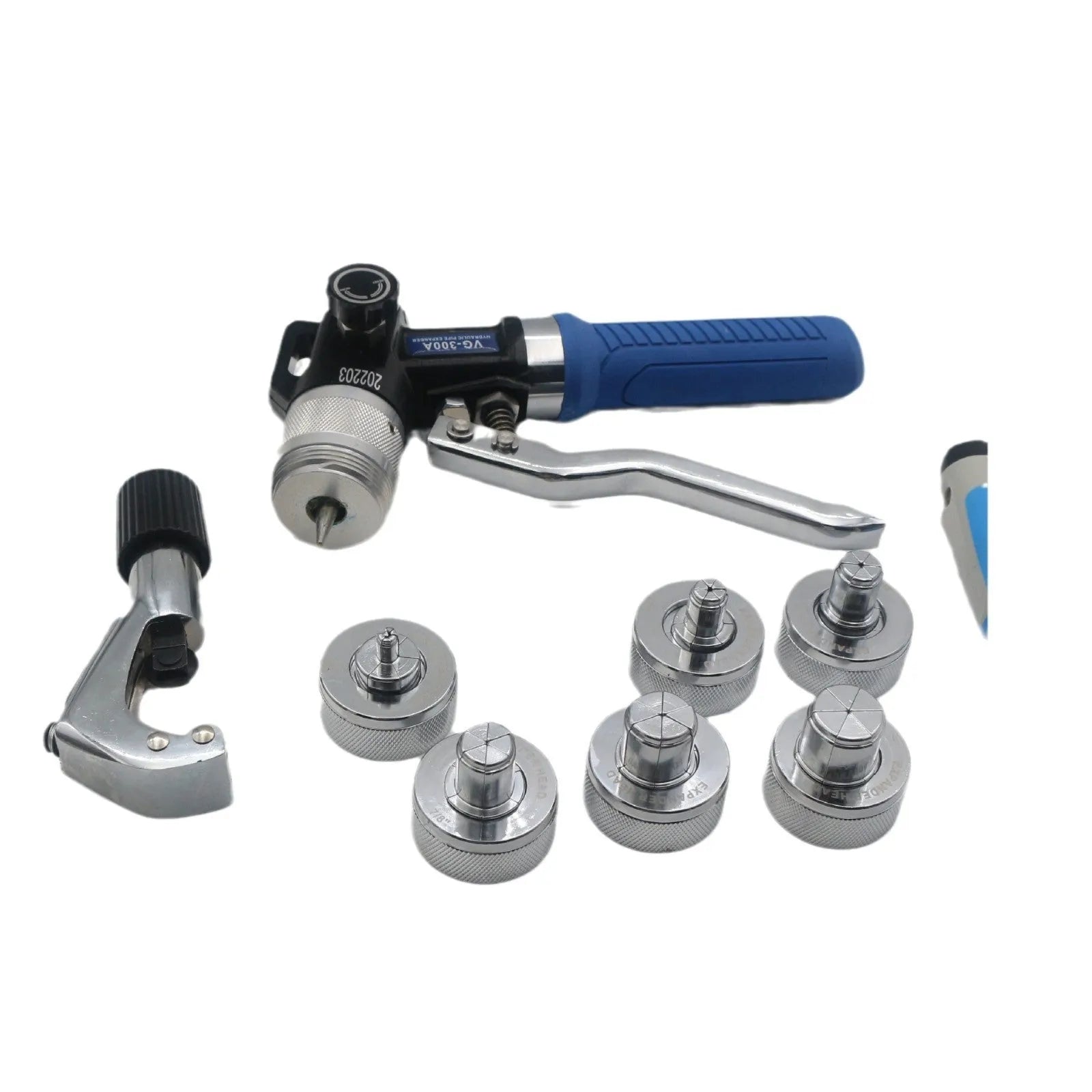 VG-300 style hydraulic tube expander tool for refrigeration maintenance.