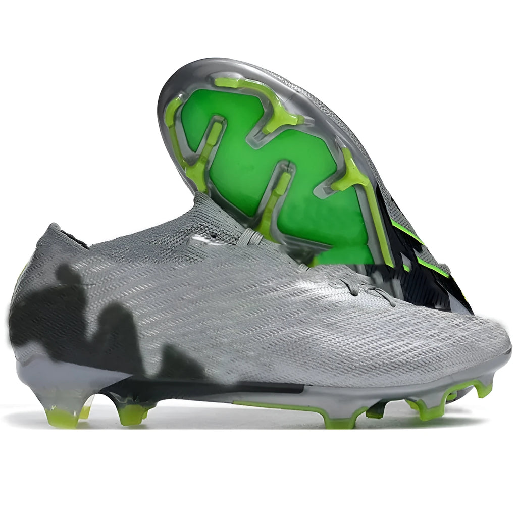 Men's knitted football boots with FG studs and air cushion system