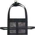Large black nylon animal weighing sling measuring 35cm x 150cm for dogs and livestock