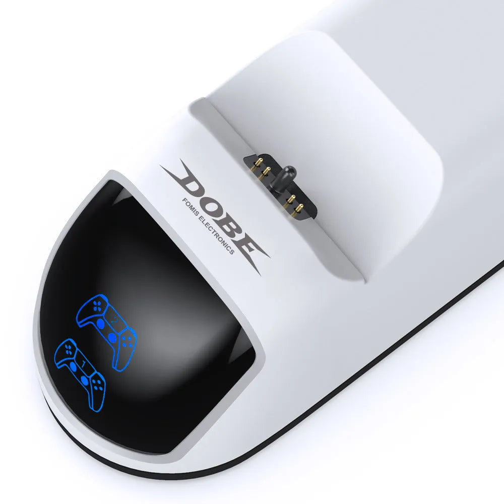 USB contact charger with LED breathing light indicator and portable handle in ABS plastic