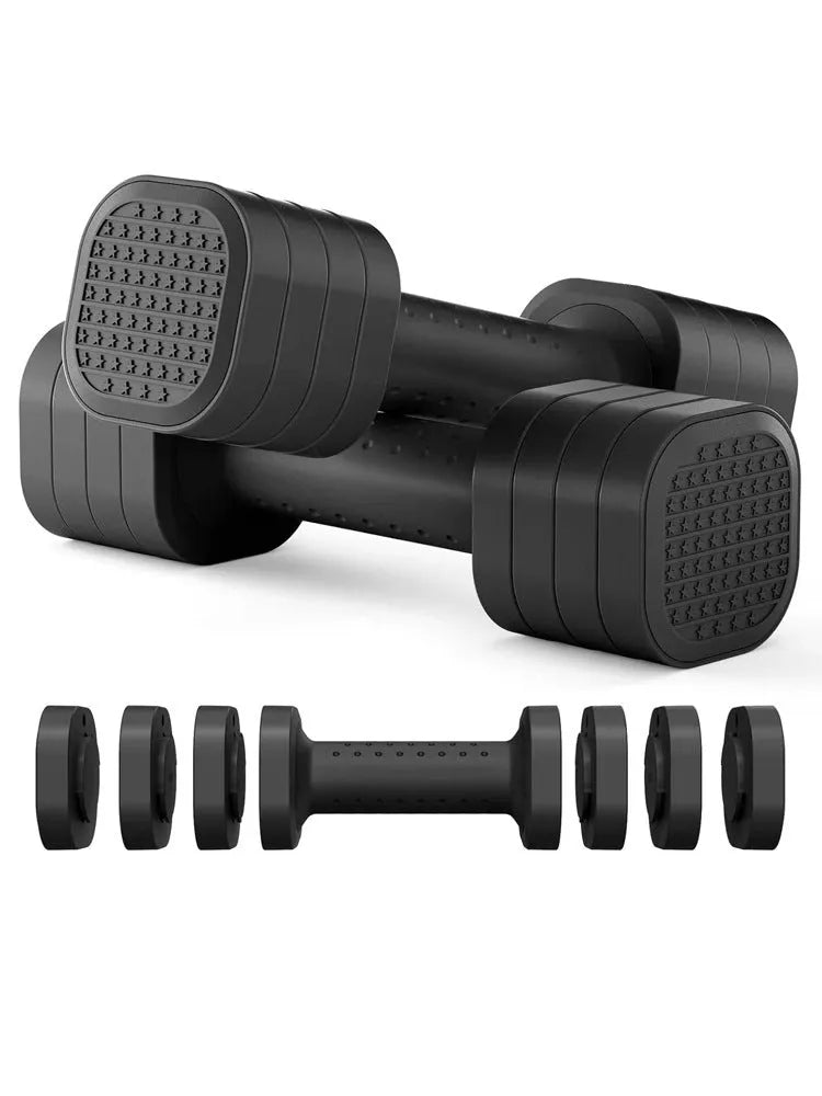 Detachable women's dumbbell set in four colour options with 5lb weight specification