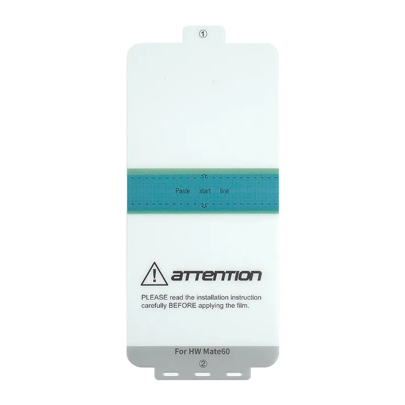 TPU screen protector film for Huawei Mate60 smartphone with application tools