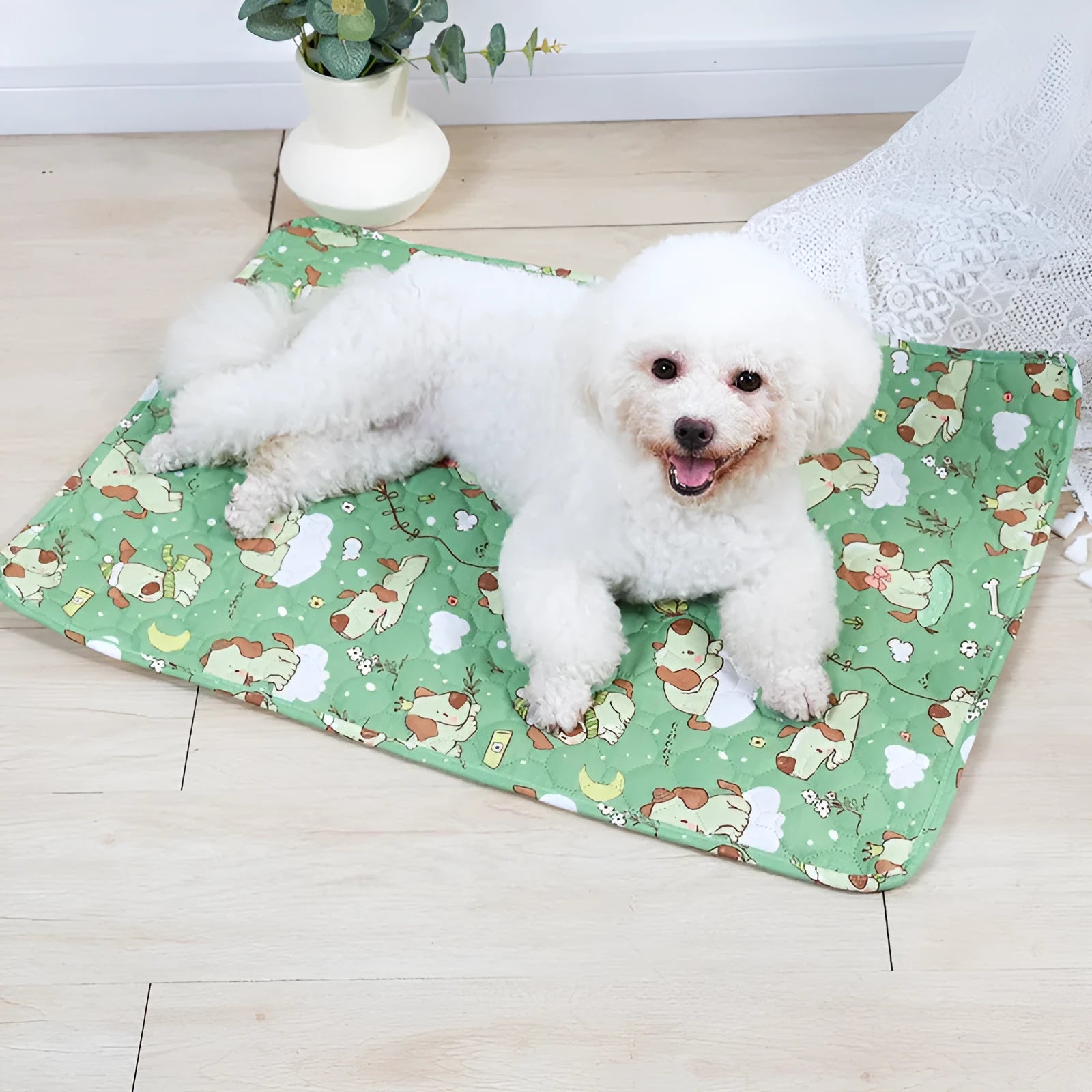 Reusable washable waterproof pet urine pad in animal pattern design
