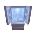 White plastic miniature candy toy model with light-up feature showing 11.4cm height dimensions