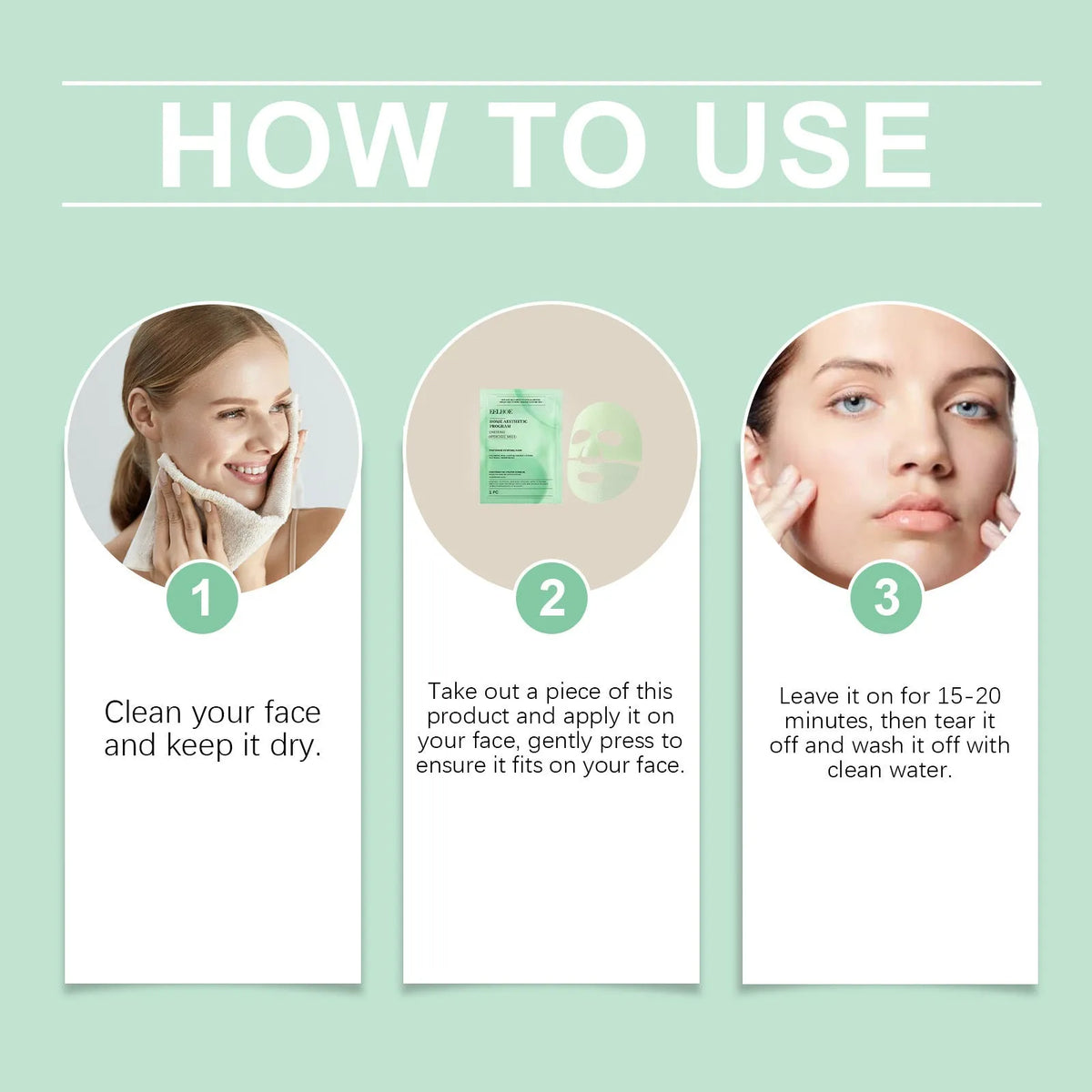 Retinol and hyaluronic acid hydrating facial sheet mask, single or 4-pack.