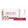 Pink eyebrow quick ironing scalding suit with applicator tools for eyebrow perm and keratin treatments