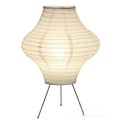 Japanese-style decorative table lamp with white Xuan paper shade and three-colour LED light.