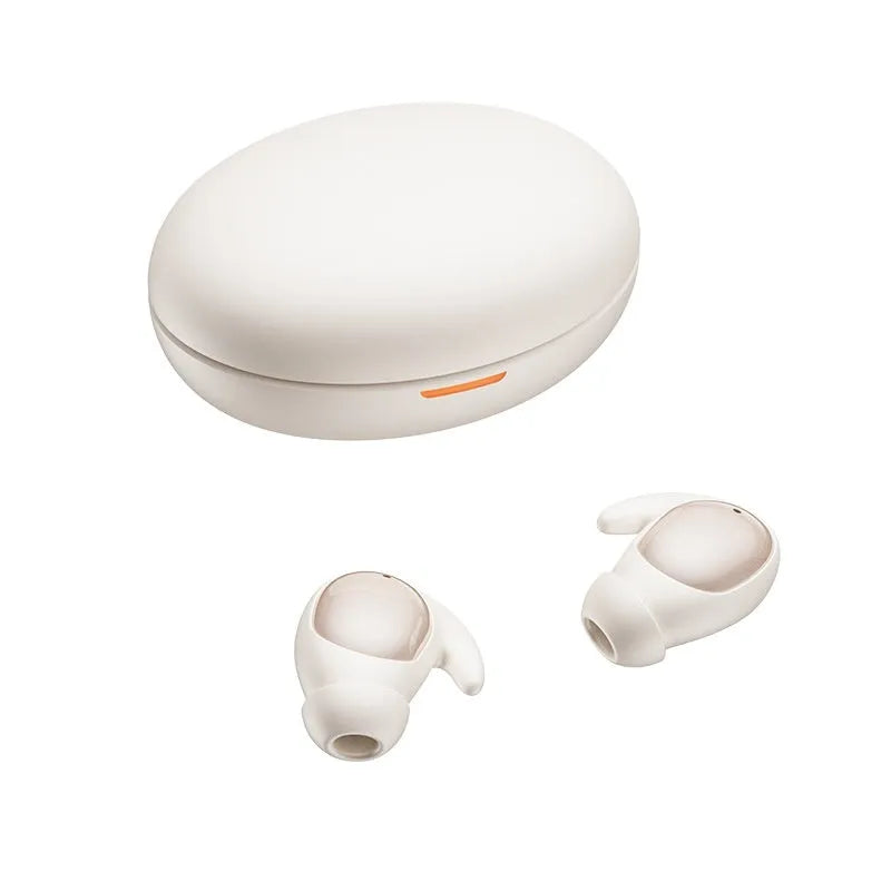TWS wireless Bluetooth sleep headset in Night Black with in-ear design and PC ABS build