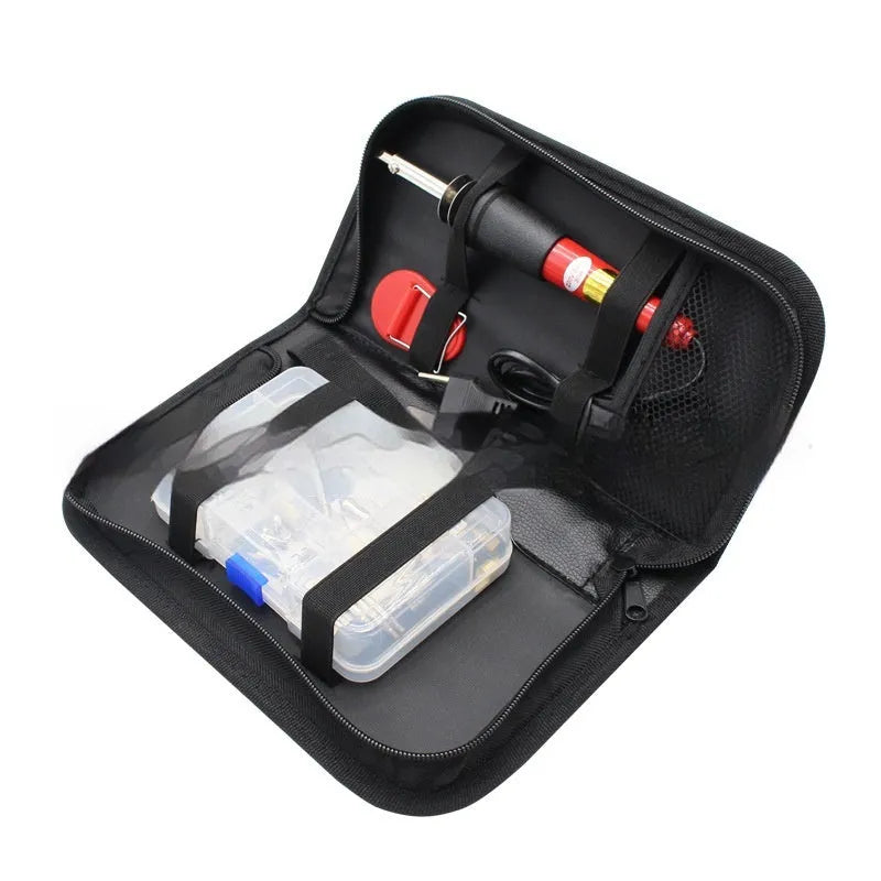 37 in 1 pyrography set with 30W electric soldering iron, 36 nibs, and rubber handle