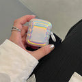 Silicone laser design case for AirPods Pro 2, Generation 3, Pro, and 1/2 models with magic laser and ring detailing