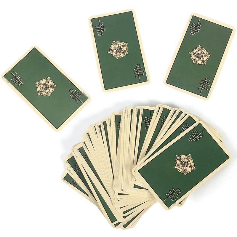 Borderless Waite tarot cards, 78-card coated paper deck, 10.3 x 6cm cards with box and electronic manual