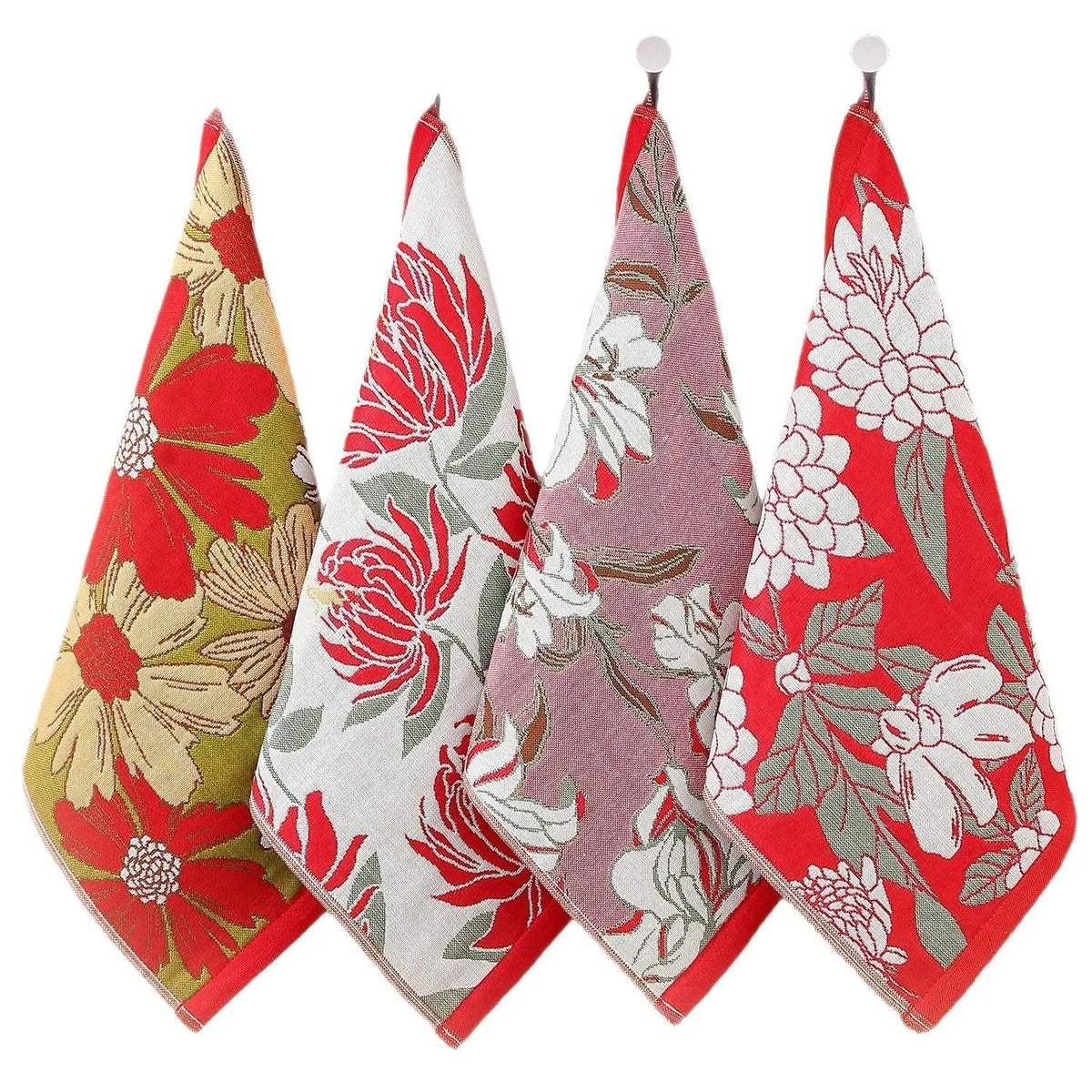 Class A pure cotton gauze square towel 40x34cm hanging handkerchief for face washing