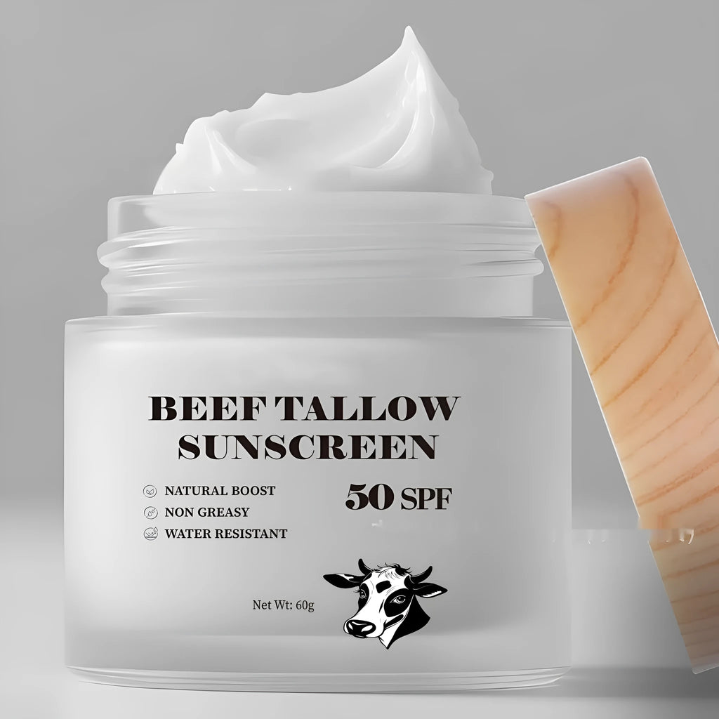 60g tub of beef tallow protective cream for waterproof, non-greasy skin protection.