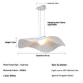 Nordic creative lotus leaf ceiling lamp LED chandelier tricolor light living room bedroom 220V