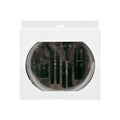 Eight-piece vacuum cleaner suction head accessory set for auxiliary dust collection