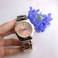 Quartz wrist watch 10mm thick, available in silver gold rose gold and rose red, casual unisex matching style