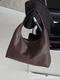 Genuine leather crescent underarm bag in ankarat red with sandwich pocket and single shoulder strap