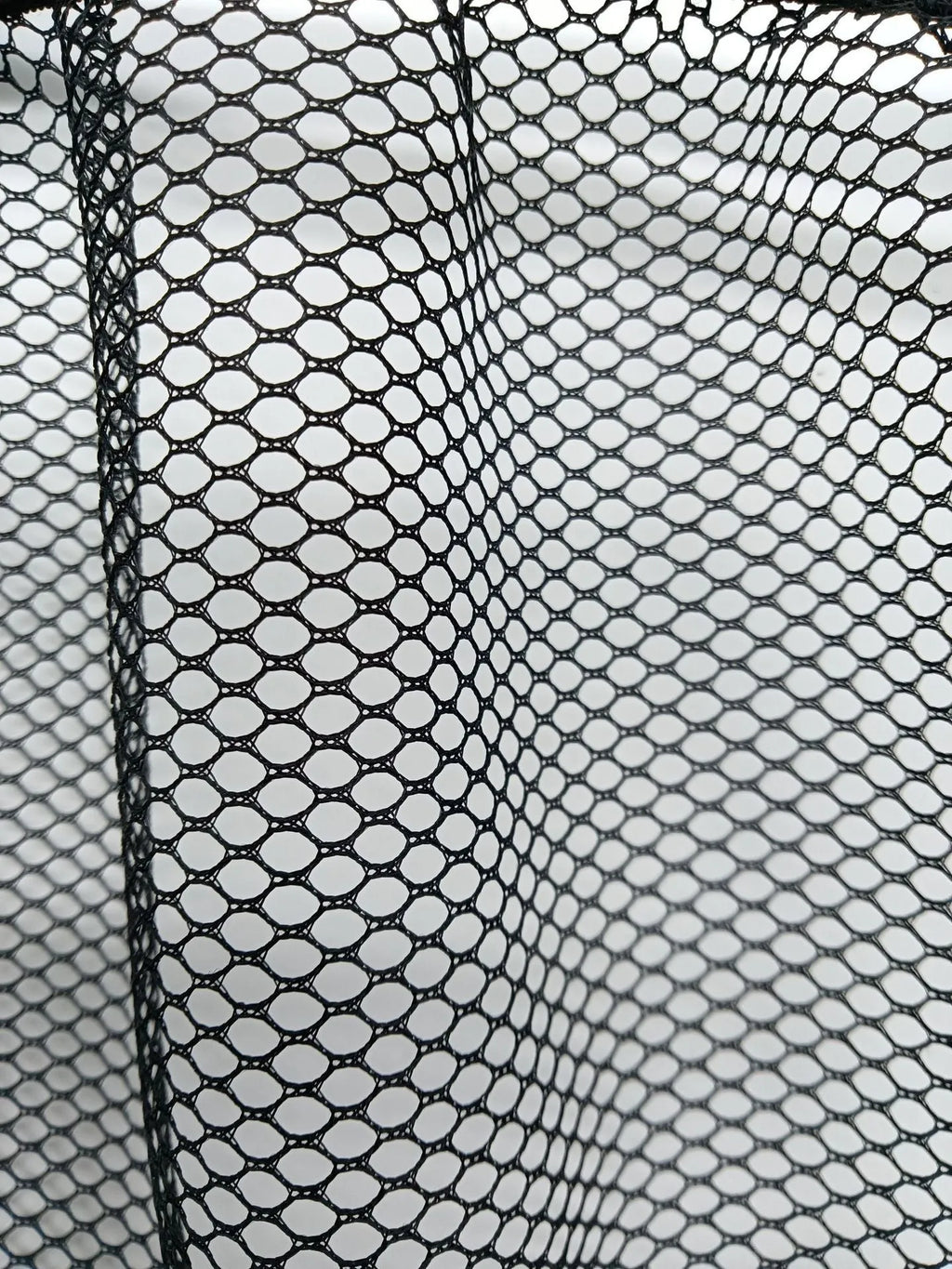 Stretchy polyester car boot storage net with hook and loop fasteners, shown in 20x45cm size.