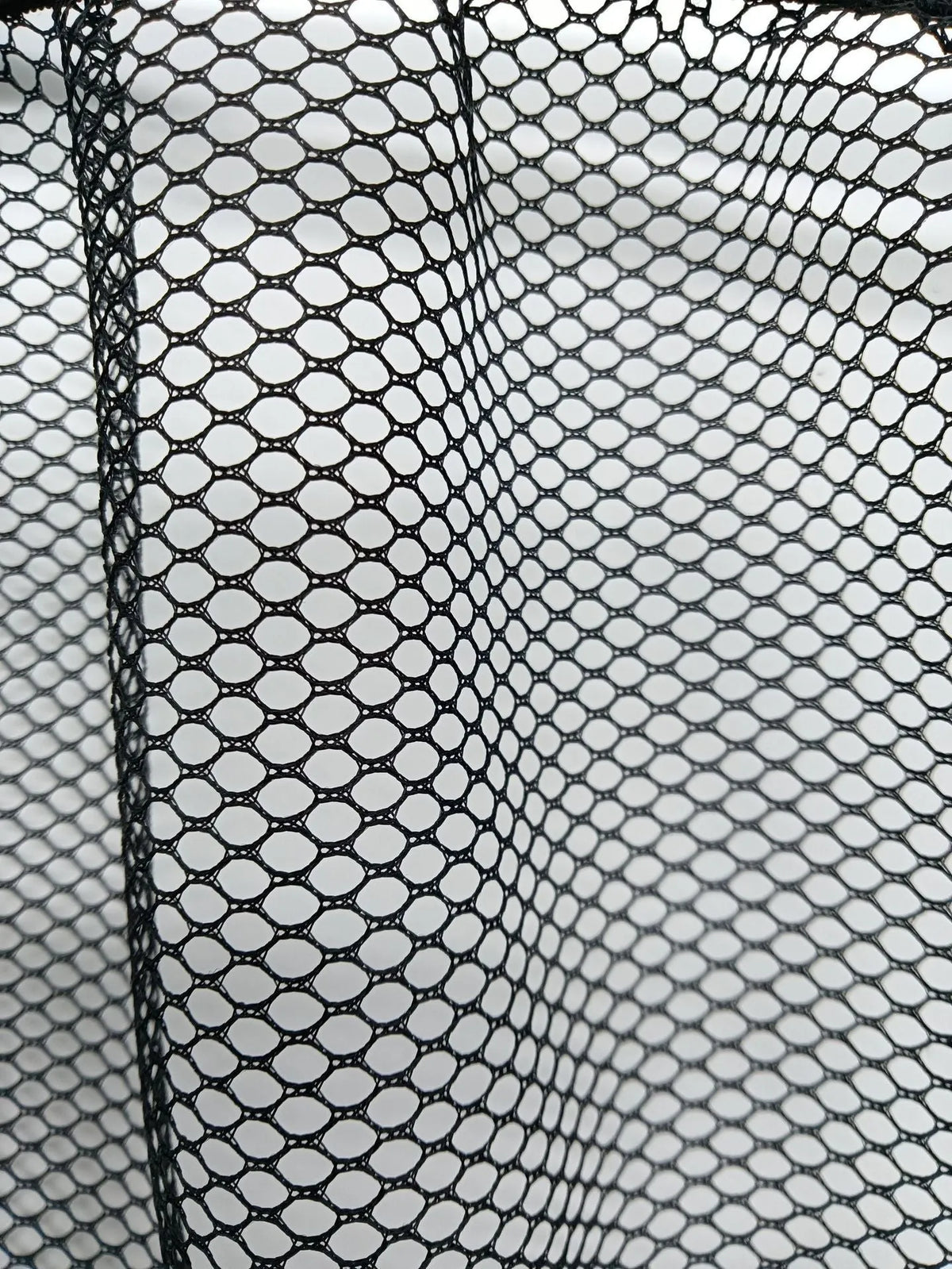 Stretchy polyester car boot storage net with hook and loop fasteners, shown in 20x45cm size.