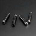 Black carbon fiber and metal universal door lift decorative cover body for car door handle replacement