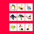 DIY plastic building blocks set for educational puzzle assembly and science experiments