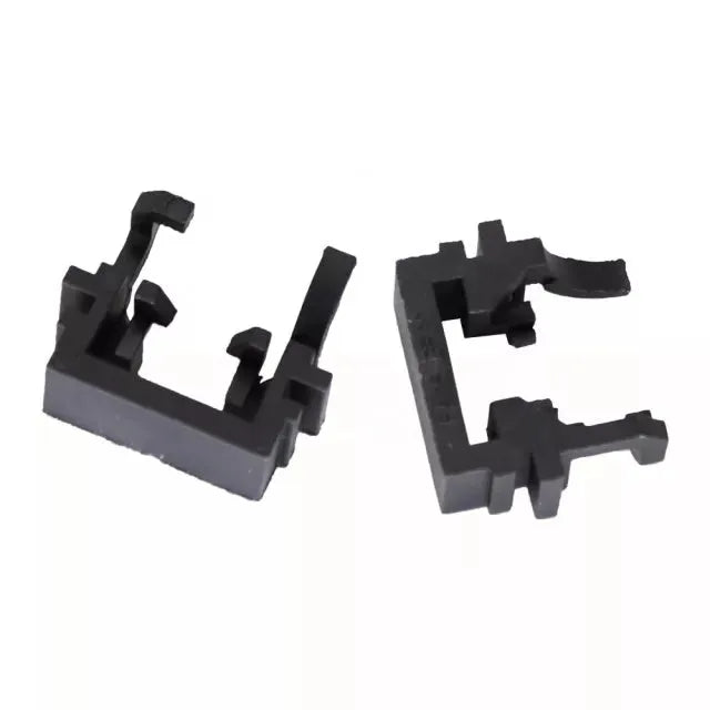 Black plastic LED headlight holder adapter for Ford vehicles 30.7x10x26mm dimensions