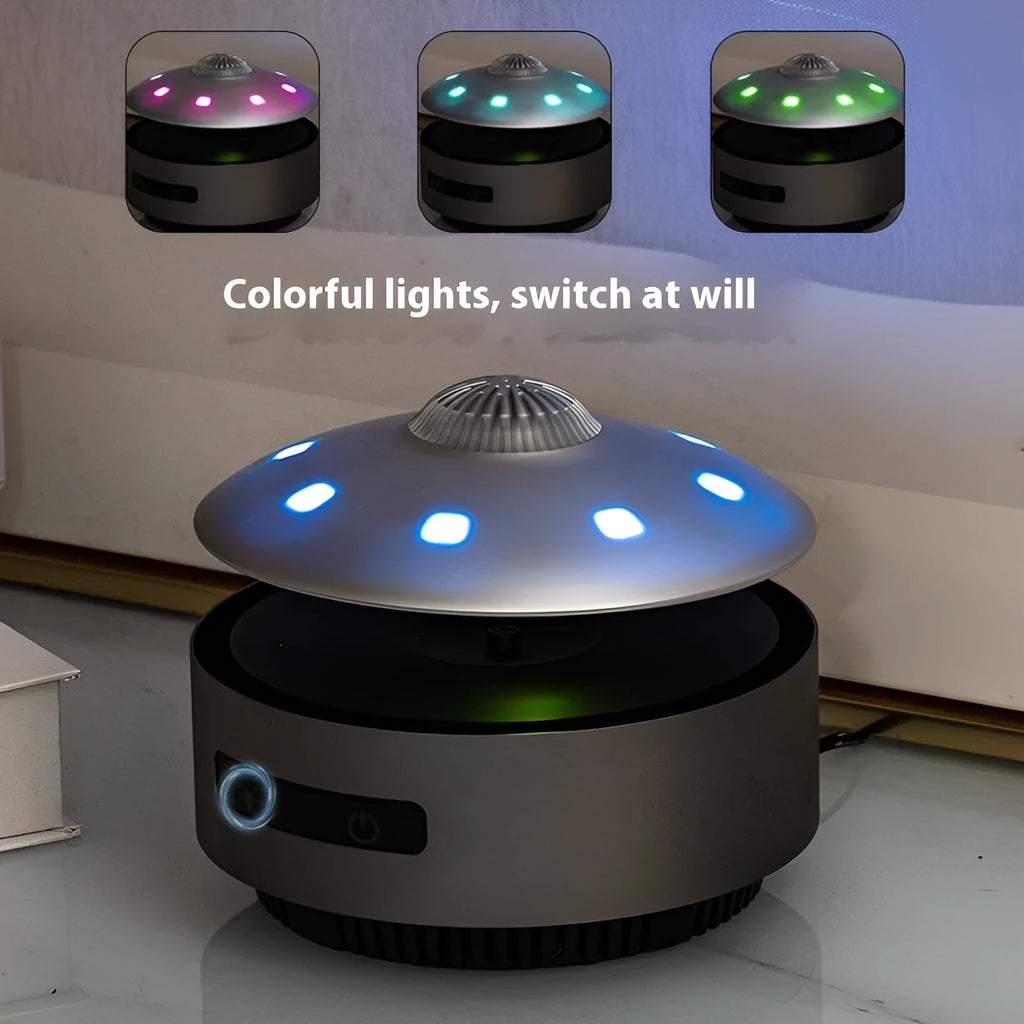 Automatic lifting magnetic levitation Bluetooth speaker with floating design in ABS plastic housing