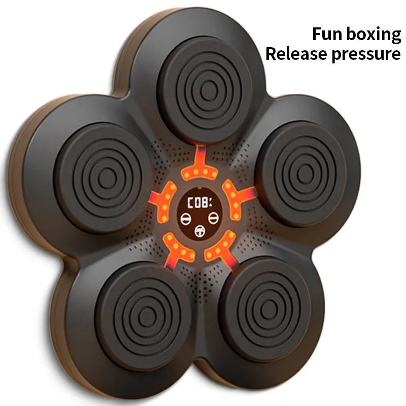 Children's boxing target with suction cup base, ABS construction, available with adult gloves, children's gloves, or no gloves