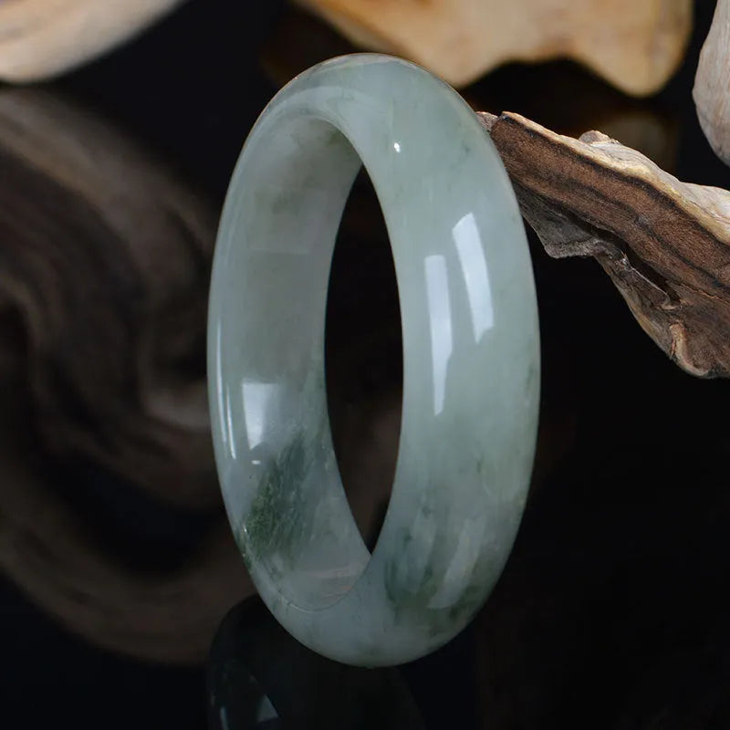 Natural Jinsi jade bracelet Chinese style bangle with inner diameter options 52mm to 62mm