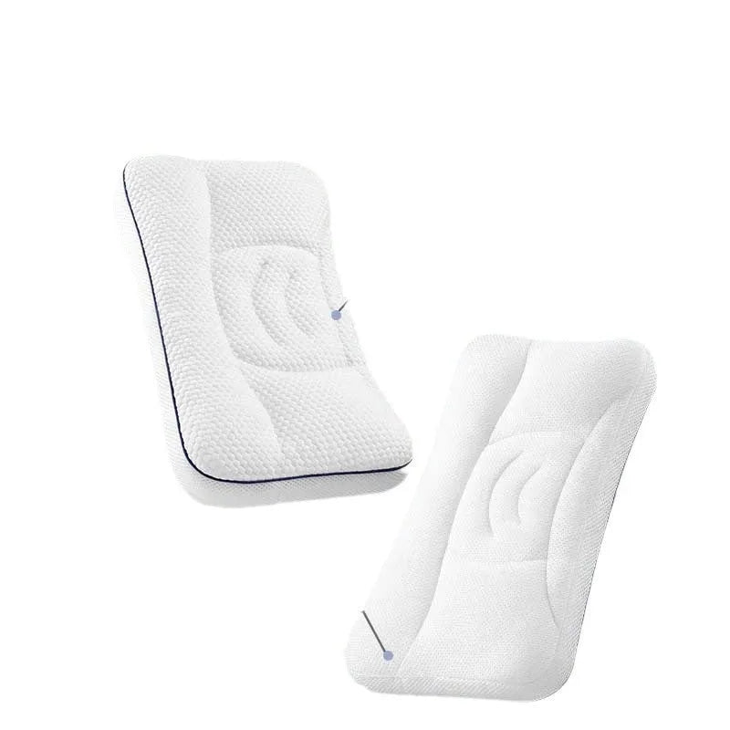 Children's dual-sided antibacterial partition neck pillow with silk floss filler for 1-3-6 year olds