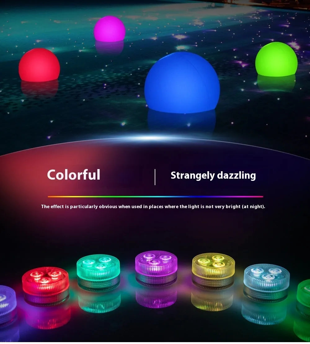 Waterproof remote control LED light for fish tank underwater illumination