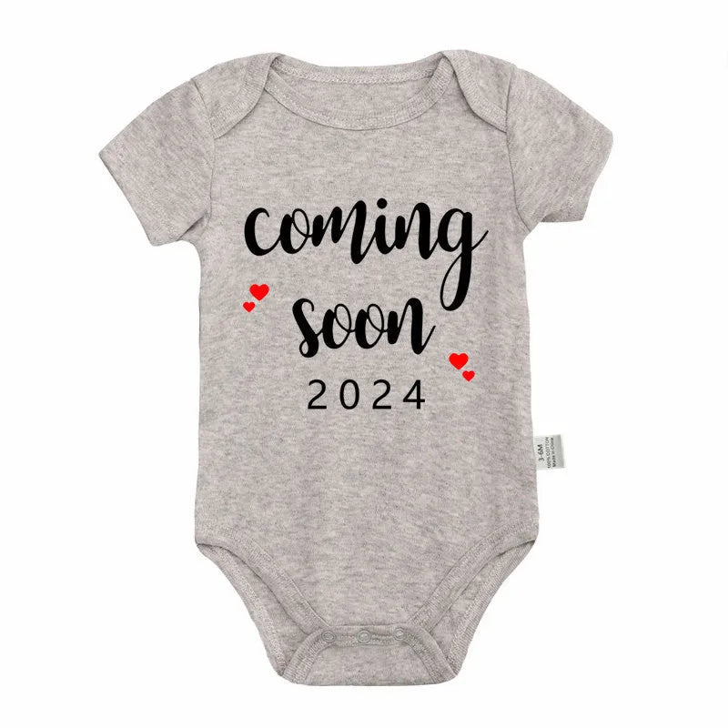 Pure cotton newborn baby romper triangle jumpsuit short sleeve white 0-24 months