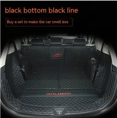 Tailored non-slip boot liner for Mitsubishi Outlander with 3D edging in a two-tone colour option.