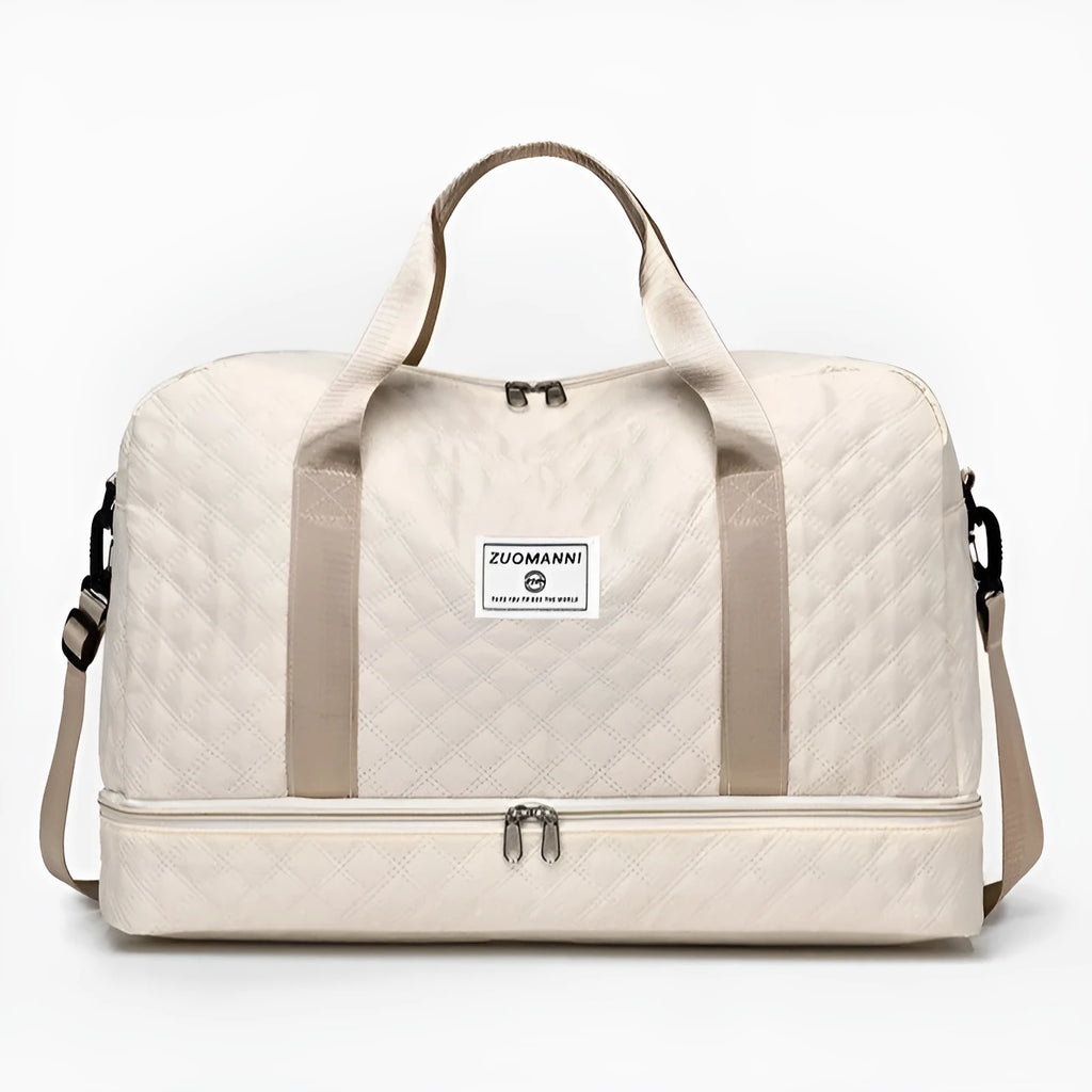 Oxford cloth large capacity buggy travel bag in a choice of colours including black and haze blue.