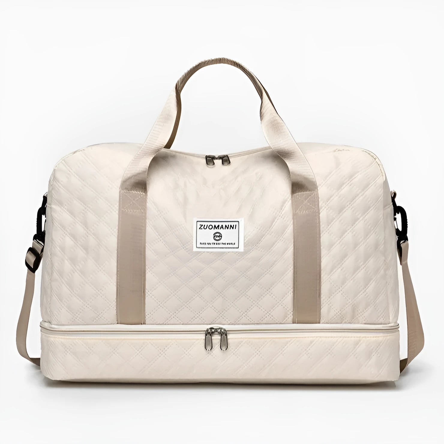 Oxford cloth large capacity buggy travel bag in a choice of colours including black and haze blue.