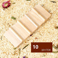 Hamster natural wooden fence landscaping platform swing toy with climbing surface, 12 style options