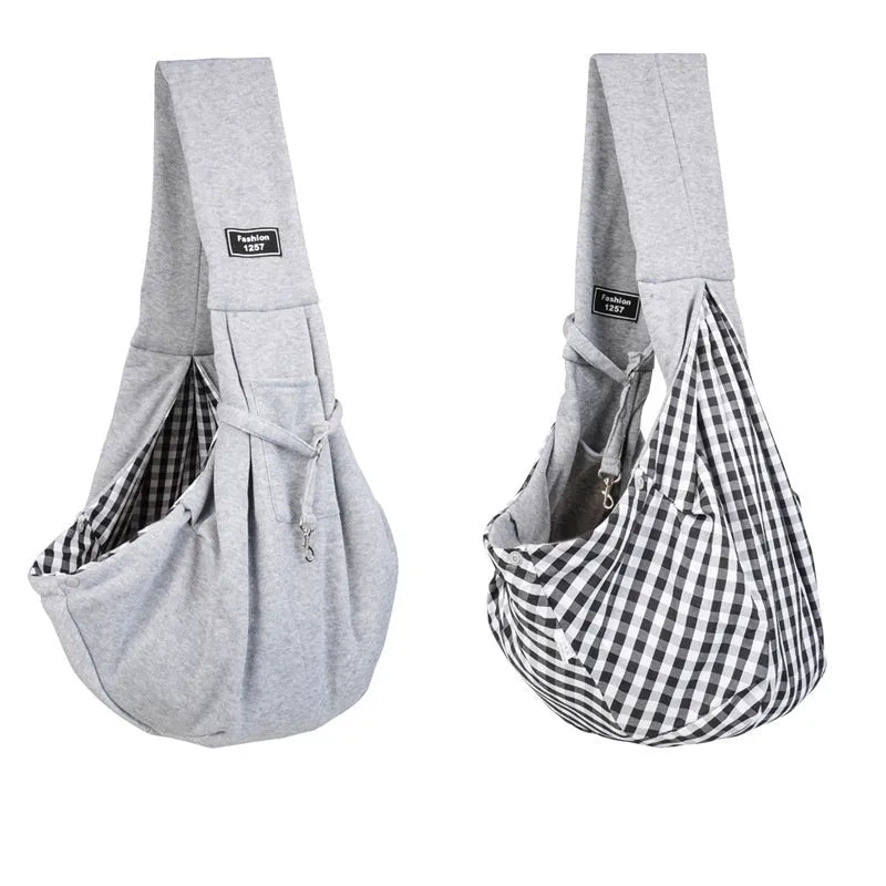 Cat messenger bag backpack with breathable mesh panels in multiple colour options showing folding design