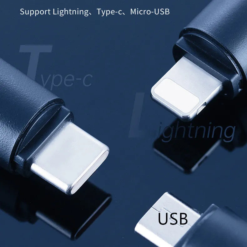 Black capsule infrared emitter for smartphone with Lightning, USB-C, and micro-USB interface options