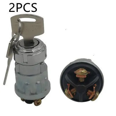 Pure copper automotive ignition switch for JK423 models in trucks and forklifts.
