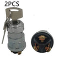 Pure copper automotive ignition switch for JK423 models in trucks and forklifts.
