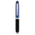 EVA metal cap ballpoint pen with 1.0mm bullet tip shown in silver colour